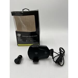 Auto Drive VCW-510y Gravity Phone Holder and Wireless Charger 2-in-1